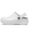 Crocs (GS) Klasik Clog Sıcak Kal Hafif Beyaz Gri Sandaletler “Beyaz Açık Gri” 205977-11H