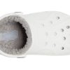 Crocs (GS) Klasik Clog Sıcak Kal Hafif Beyaz Gri Sandaletler “Beyaz Açık Gri” 205977-11H