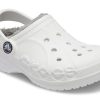 Crocs (GS) Klasik Clog Sıcak Kal Hafif Beyaz Gri Sandaletler “Beyaz Açık Gri” 205977-11H