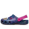 Crocs (GS) Klasik Disney Kötü Adamlar Ayakkabısı “Mavi Mor Pembe” 207722-03