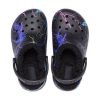 Crocs (GS) Klasik Fuzz-Lined Clog “Black Lightning” 207322-0C4