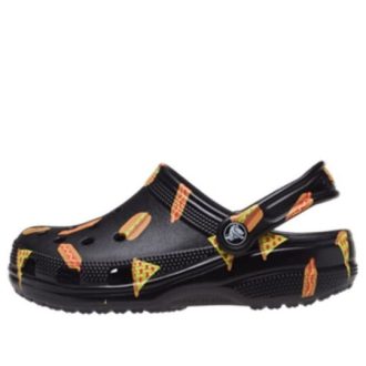 Crocs (GS) Klasik Gıda Baskılı Ayakkabı “Siyah Sarı” 207150-001