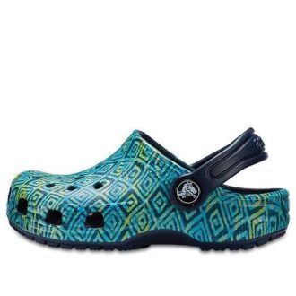 Crocs (GS) Klasik Grafikli Ayakkabı “Mavi Yeşil” 204816-410