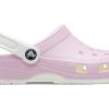 Crocs (GS) Klasik Her Arazi Ayakkabısı “Pembe Beyaz” 209158-6S0