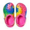 Crocs (GS) Klasik Çizgili TieDye Grafikli Terlik “Mavi Pembe” 206683-6RW