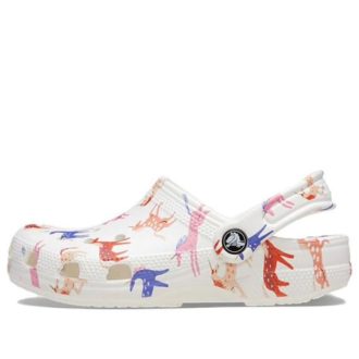 Crocs (GS) Klasik Karakter Baskılı Clog K “Beyaz Kırmızı Mavi” 209695-9CD
