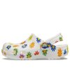 Crocs (GS) Klasik Mevsimlik Baskılı Ayakkabı “Beyaz Çok Renkli” 207345-94S