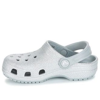 Crocs (GS) Klasik Simli Ayakkabı “Gümüş” 205441-040