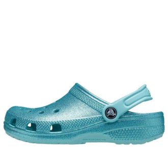 Crocs (GS) Klasik Simli Tığ Ayakkabısı “Mavi Teal” 206993-4SS