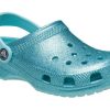 Crocs (GS) Klasik Simli Tığ Ayakkabısı “Mavi Teal” 206993-4SS