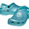 Crocs (GS) Klasik Simli Tığ Ayakkabısı “Mavi Teal” 206993-4SS