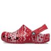 Crocs (GS) Klasik Tatil Kazak Ayakkabısı “Kırmızı Beyaz” 209221-90H