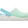 Crocs (GS) LiteRide Clugs “Neo Mint White” 205964-3TM
