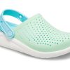 Crocs (GS) LiteRide Clugs “Neo Mint White” 205964-3TM