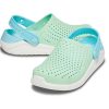 Crocs (GS) LiteRide Clugs “Neo Mint White” 205964-3TM