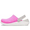 Crocs (GS) LiteRide Terlik “Pembe Beyaz Gri” 205964-6QR