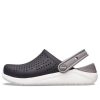 Crocs (GS) LiteRide Terlik “Siyah Gri Beyaz” 205964-066