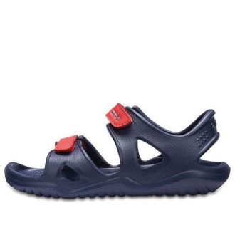 Crocs (GS) Swiftwater River Sandaletler “Lacivert Kırmızı” 204988-4BA