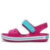 Crocs (GS) Timsah Bantlı Kayış Kapatmalı Sandaletler “Pembe Mavi” 12856-6LH