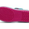 Crocs (GS) Timsah Bantlı Kayış Kapatmalı Sandaletler “Pembe Mavi” 12856-6LH