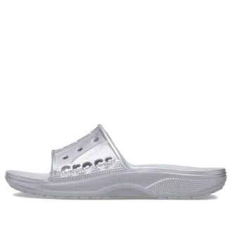 Crocs II Metalik Terlikler “Gümüş” 209210-1FT