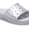 Crocs II Metalik Terlikler “Gümüş” 209210-1FT