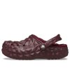 Crocs Çizgili Geometrik Ayakkabı “Koyu Kiraz” 210069-6WD