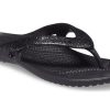 Crocs Kadee II Hafif Rahat Parmak Arası Terlik Unisex Siyah 207314-001