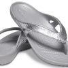 Crocs Kadee II Minimalist Rahat Spor Terlik Unisex Gümüş 207314-040