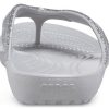 Crocs Kadee II Minimalist Rahat Spor Terlik Unisex Gümüş 207314-040