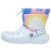 Crocs Klasik Astarlı Neo Şişme Botlar “Tie Dye Mineral Mavi” 207328-002