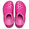 Crocs Klasik Astarlı Spor Terlik Unisex Mor Kırmızı Sandalet 203591-6SV