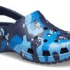 Crocs Klasik Baskılı Kamuflajlı Ayakkabı “Mavi Lacivert” 206454-4HQ