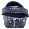 Crocs Klasik Clog Baskılı Sandaletler Derin Mavi 206053-462