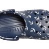 Crocs Klasik Clog Baskılı Sandaletler Derin Mavi 206053-462