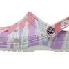 Crocs Klasik Clog Desenli Crocs Düz Topuklu Spor Renkli Mavi Sandaletler 205453-6SN
