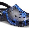 Crocs Klasik Clog Desenli Siyah Sandaletler 206565-066