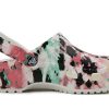 Crocs Klasik Desenli Ayakkabı Çok Renkli Eklemeli Unisex “Siyah Pembe Yeşil” 206479-928