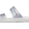 Crocs Klasik Günlük Moda Unisex Gümüş Terlik 207769-90H