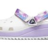 Crocs Klasik Günlük Unisex Beyaz Mor Sandalet “Beyaz Mor” 207772-577