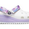 Crocs Klasik Günlük Unisex Beyaz Mor Sandalet “Beyaz Mor” 207772-577