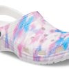 Crocs Klasik Günlük Unisex Beyaz Pembe Mavi Sandalet “Beyaz Pembe Mavi” 207567-94S