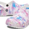 Crocs Klasik Günlük Unisex Beyaz Pembe Mavi Sandalet “Beyaz Pembe Mavi” 207567-94S