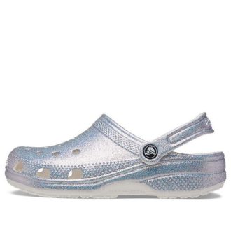 Crocs Klasik Günlük Unisex Metalik Gümüş Pembe Sandalet 207551-90H