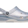 Crocs Klasik Günlük Unisex Metalik Gümüş Pembe Sandalet 207551-90H