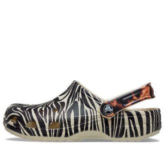 Crocs Klasik Hayvan Desenli Unisex Hayvan Plaj Sandaletleri “Beyaz” 207840-2Y9