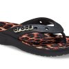 Crocs Klasik Hayvan Parmak Arası Terlik Unisex Leopar Desenli “Siyah Leopar” 207872-0CU
