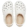 Crocs Klasik Çizgili Geometrik Ayakkabı “Beyaz” 210069-100