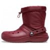 Crocs Klasik Çizgili Neo Şişme Botlar “Kırmızı” 206630-612