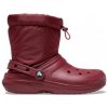 Crocs Klasik Çizgili Neo Şişme Botlar “Kırmızı” 206630-612